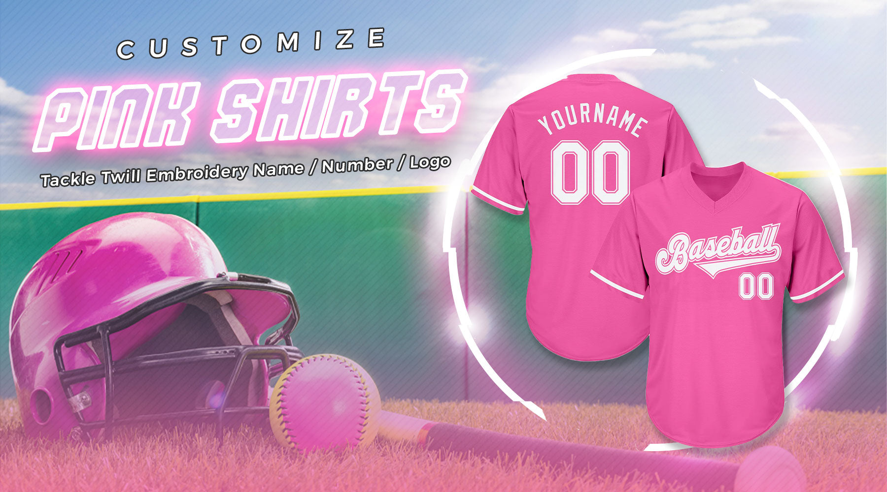 custom pink shirts