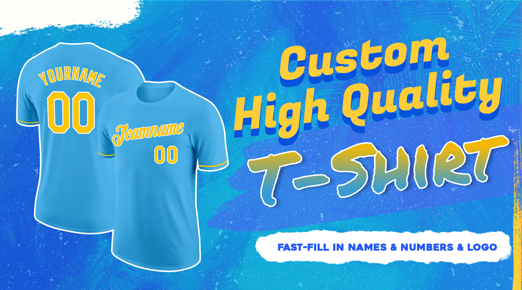 custom t shirt sky blue jersey