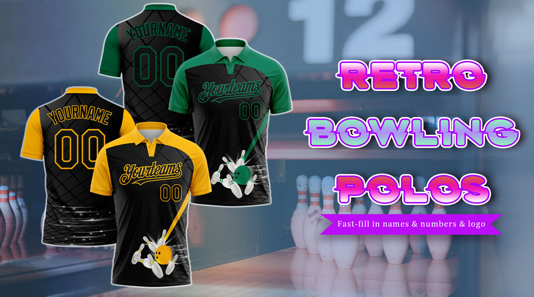 custom bowling-polo jersey