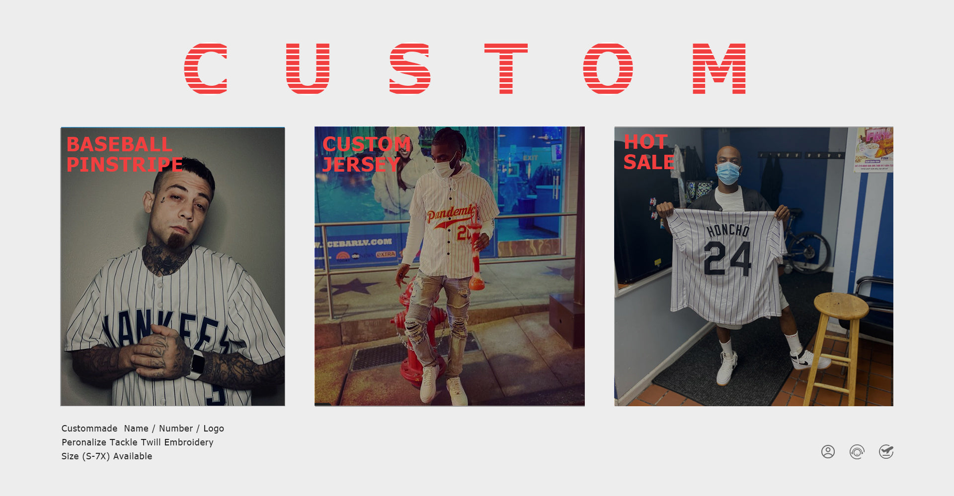 Custom Name Hibicus Black Pinstripe White-Black Split Fashion Baseball  Jerseys Shirt - Freedomdesign