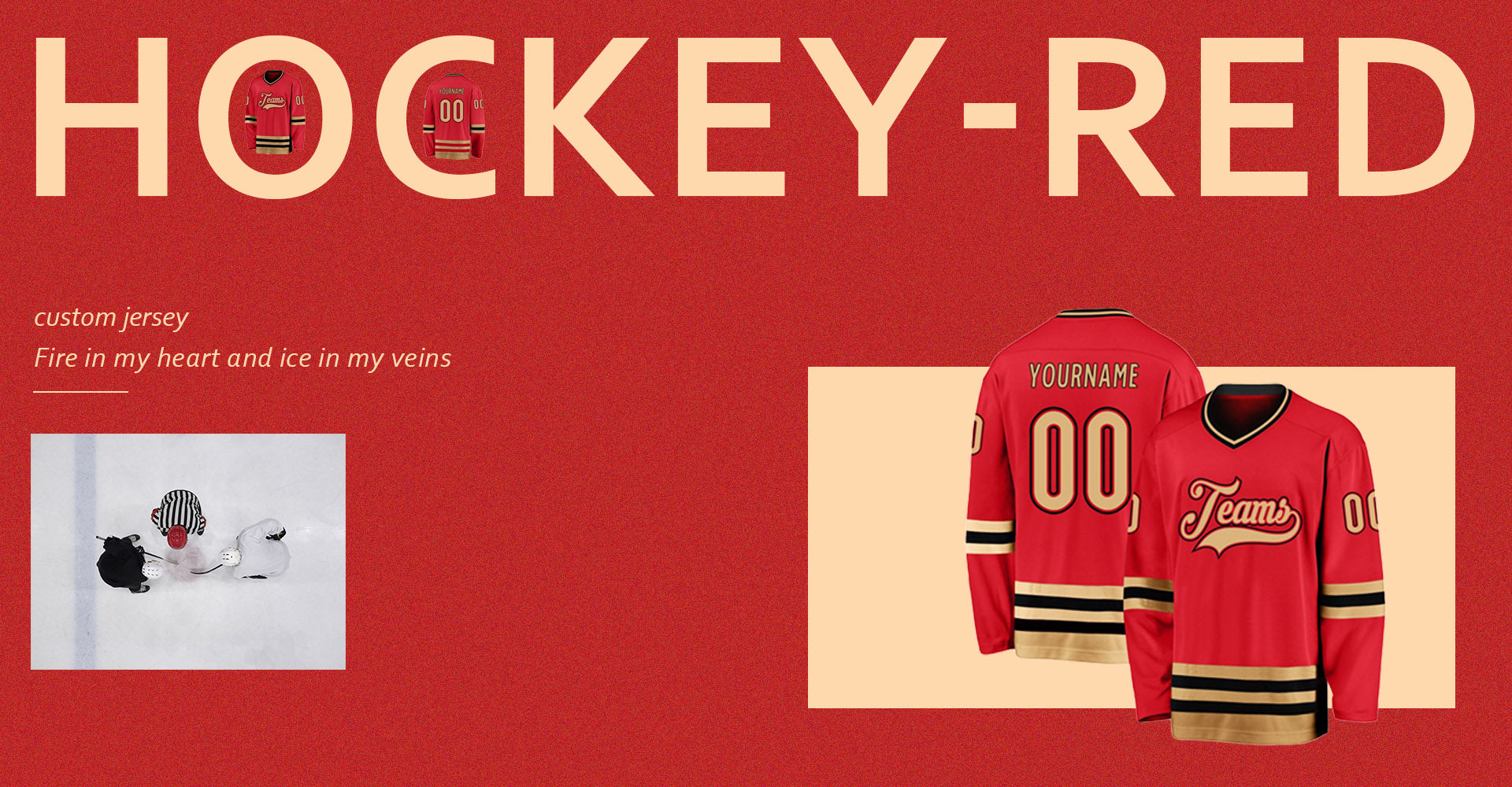 1920 Detroit Red Wings Custom Blank Hockey Jerseys | YoungSpeeds