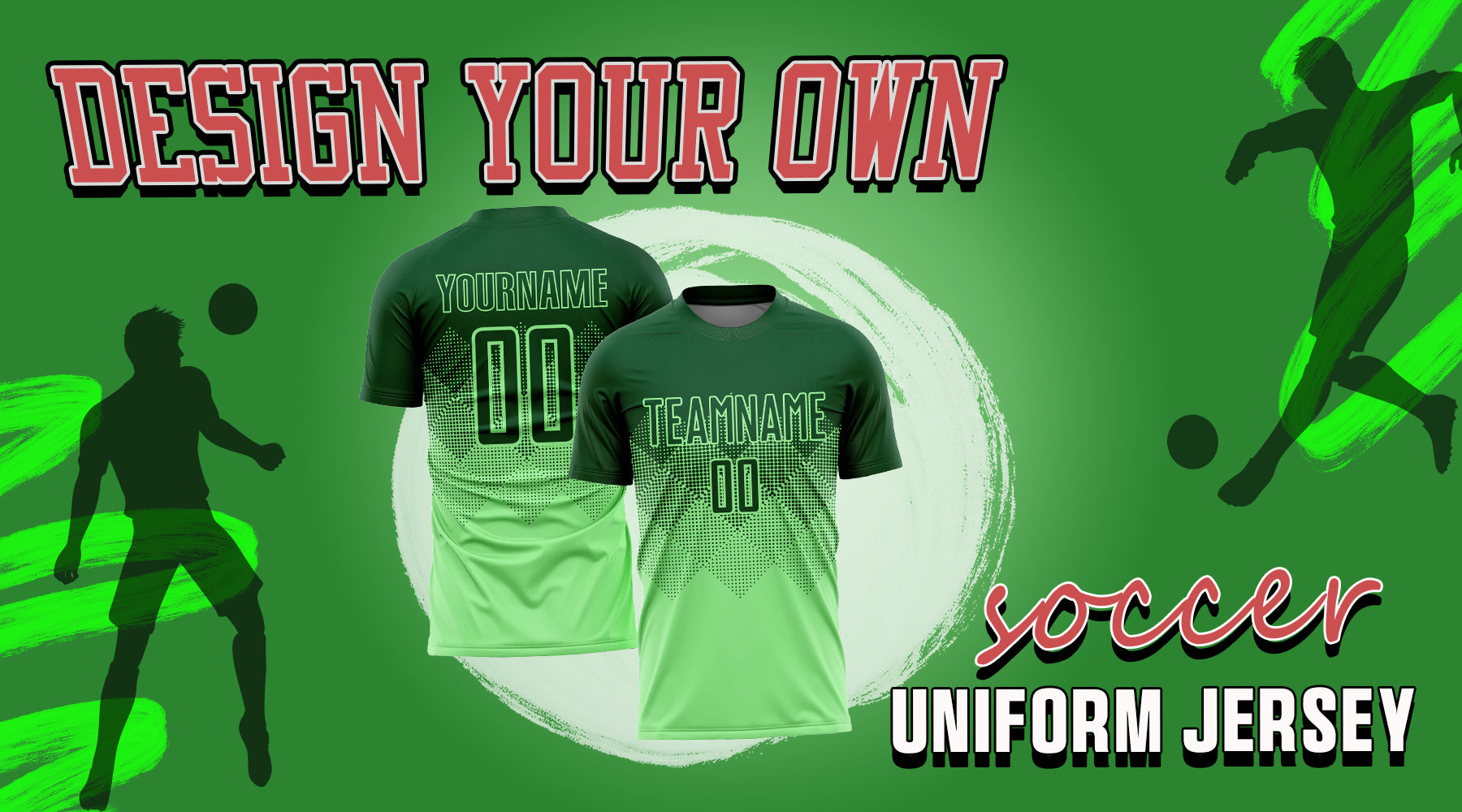 soccer PEA GREEN jersey