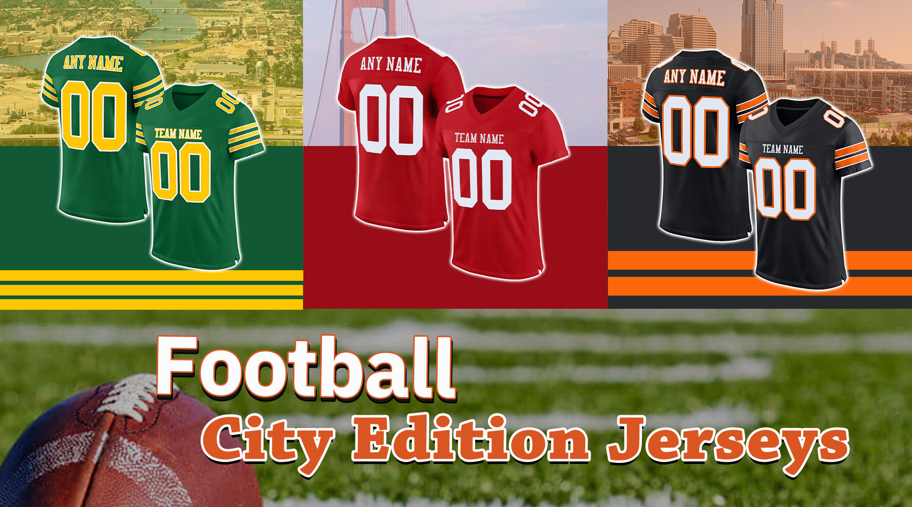 custom Football city edition jersey