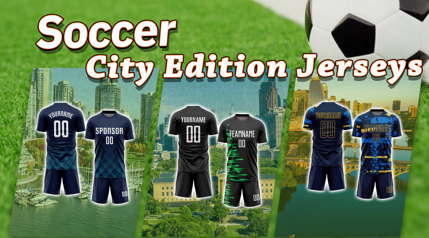 custom Soccer city edition jersey