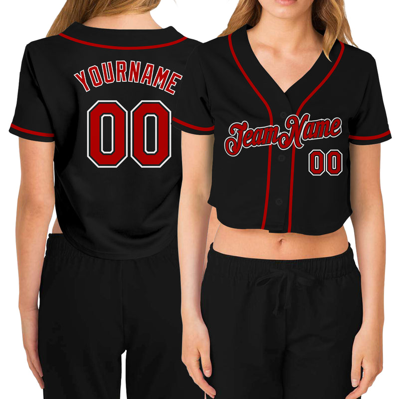 Crop Top Baseball Jerseys & Uniforms - Crop Top Jerseys for Women ...