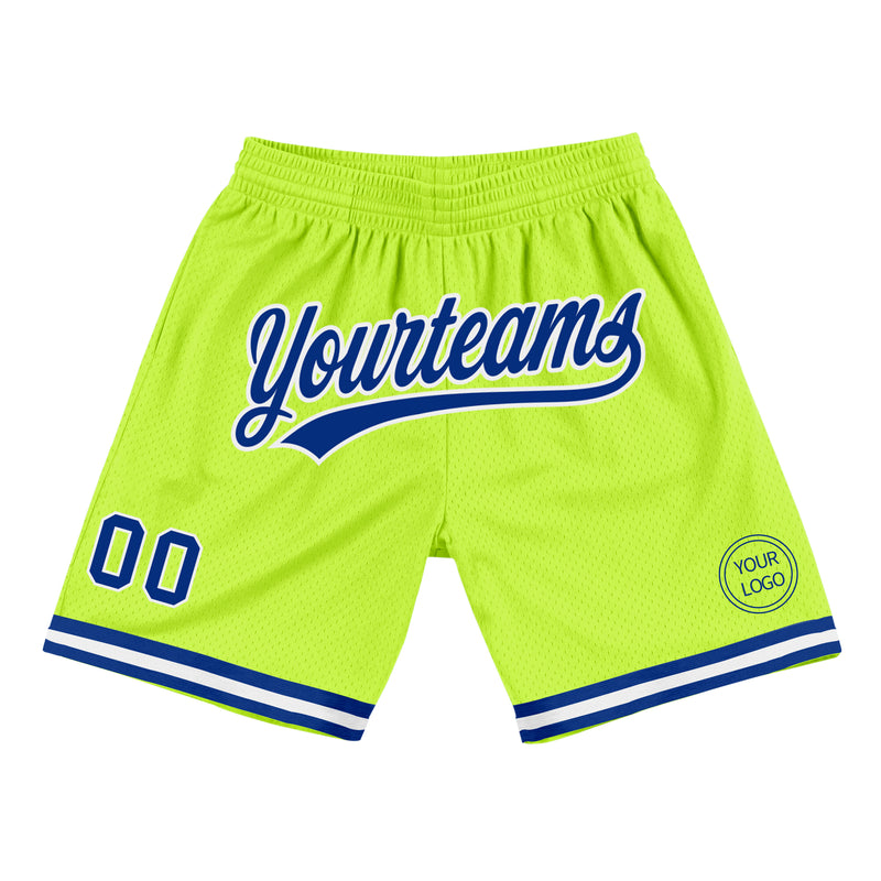 Custom Neon Green Shorts | Neon Green Basketball Shorts for Men Women ...