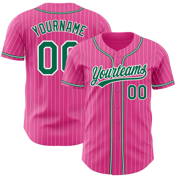 Custom Pink Baseball Jerseys | Pink Baseball Uniforms For Women's ...