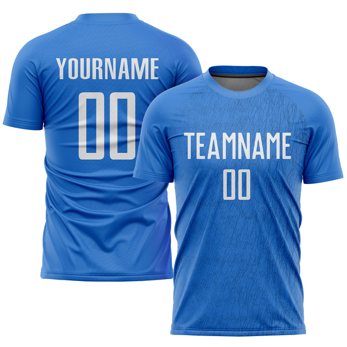 Custom Light Blue Soccer Jerseys| Personalized Blue FC Shirts Kits ...