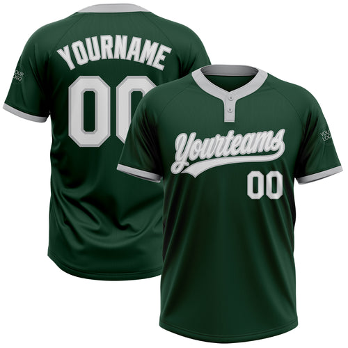 Custom Green Softball Jerseys | Green Softball Jersey Uniforms - FansIdea