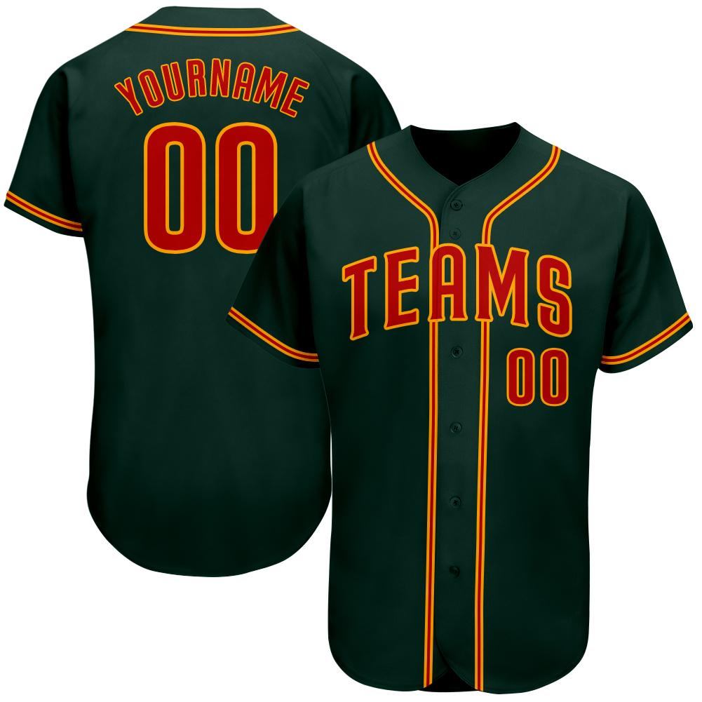 green and orange baseball jersey