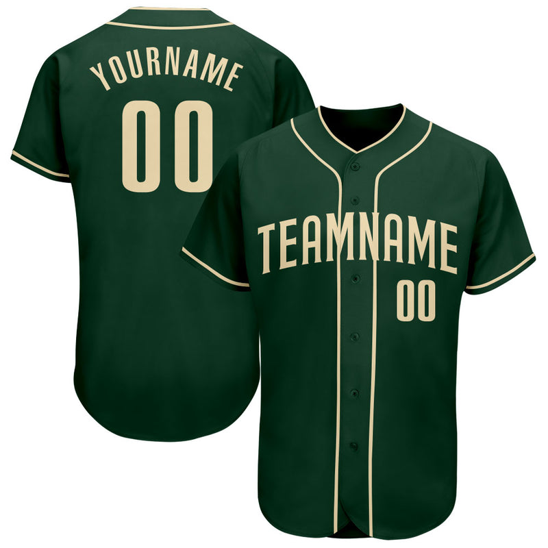 Custom Baseball Green Jersey Maker, Personalized Baseball Green Jerseys ...