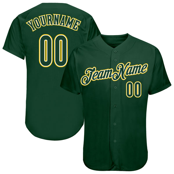 Custom Baseball Green Jersey Maker, Personalized Baseball Green Jerseys ...
