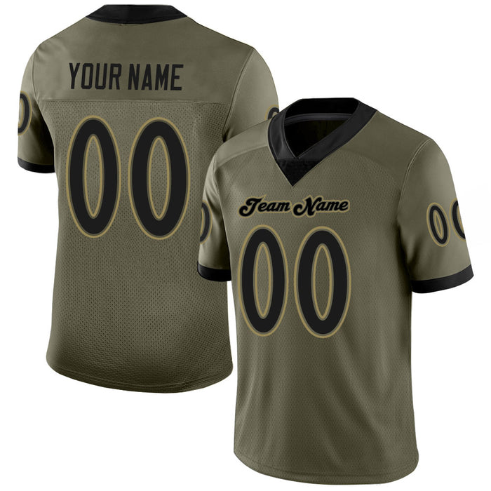 Custom Olive Football Jerseys | Olive Green Football Team Uniforms ...