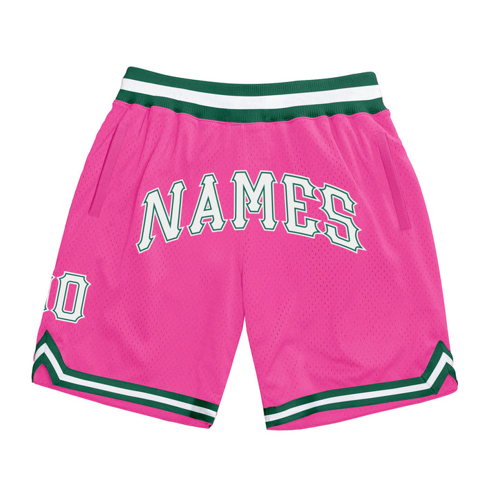 Custom Pink Shorts | Pink Basketball Shorts for Men Women - FansIdea