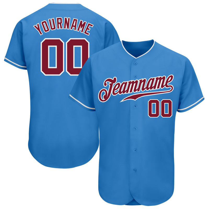 Custom Powder Blue Baseball Jerseys & Uniforms | Powder Blue Jerseys ...