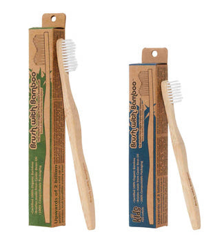 Brush With Bamboo Adult and Child Toothbrushes