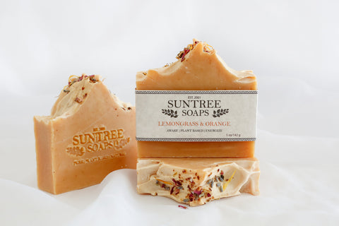Suntree soaps lemongrass orange natural soap