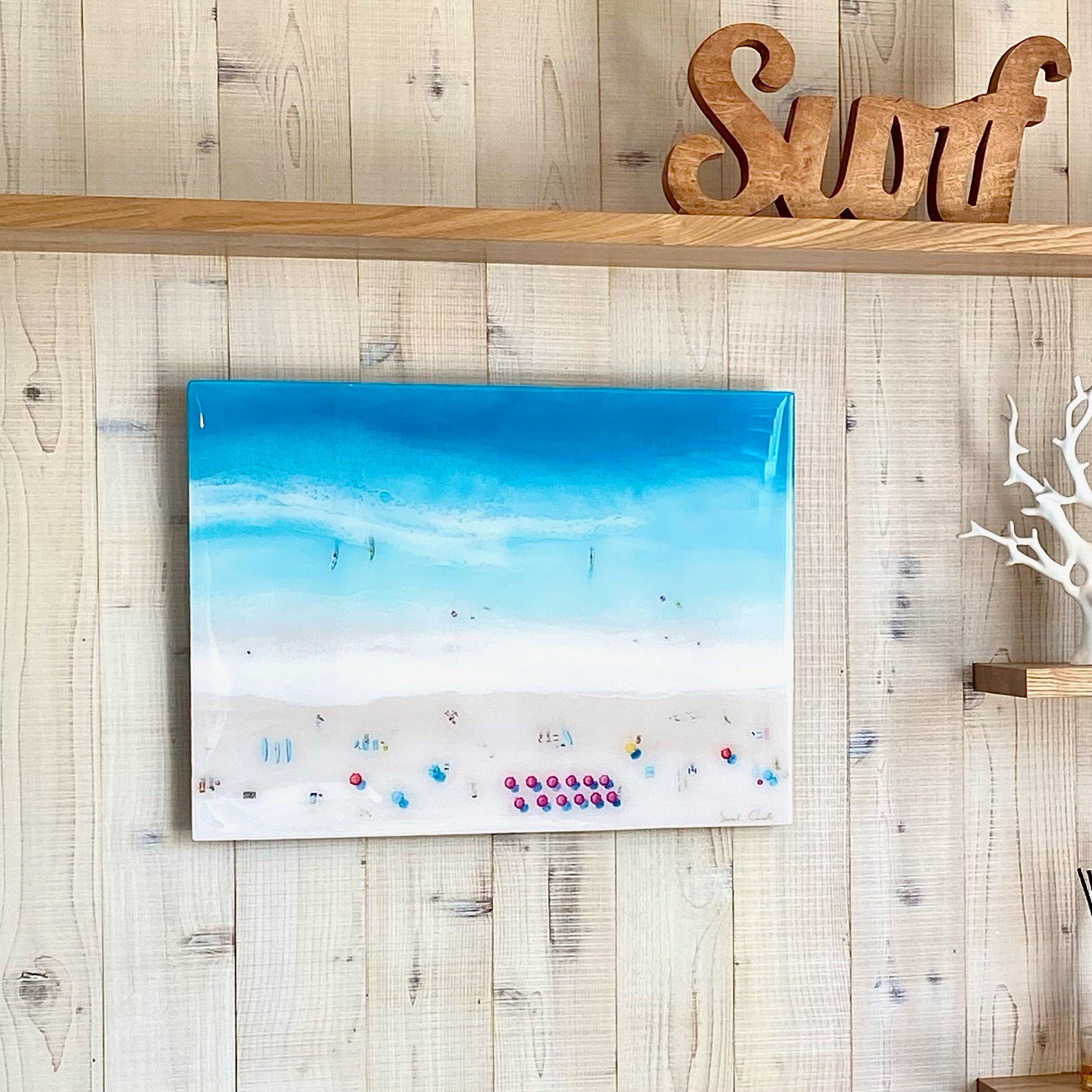 Sarah Caudle / サラカードル】”Waikiki Beach”Open Edition Resin