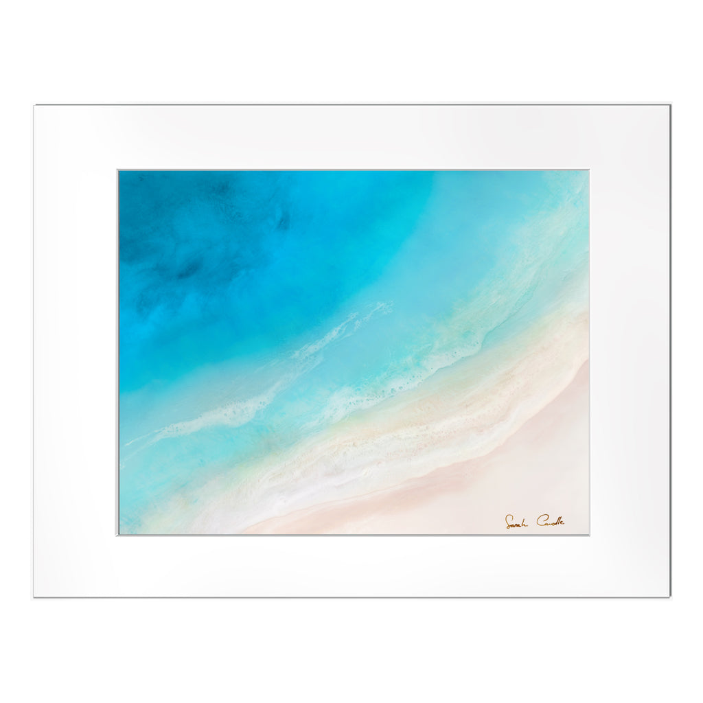 【Sarah Caudle / サラカードル】”Beach Dreaming”Matted Print