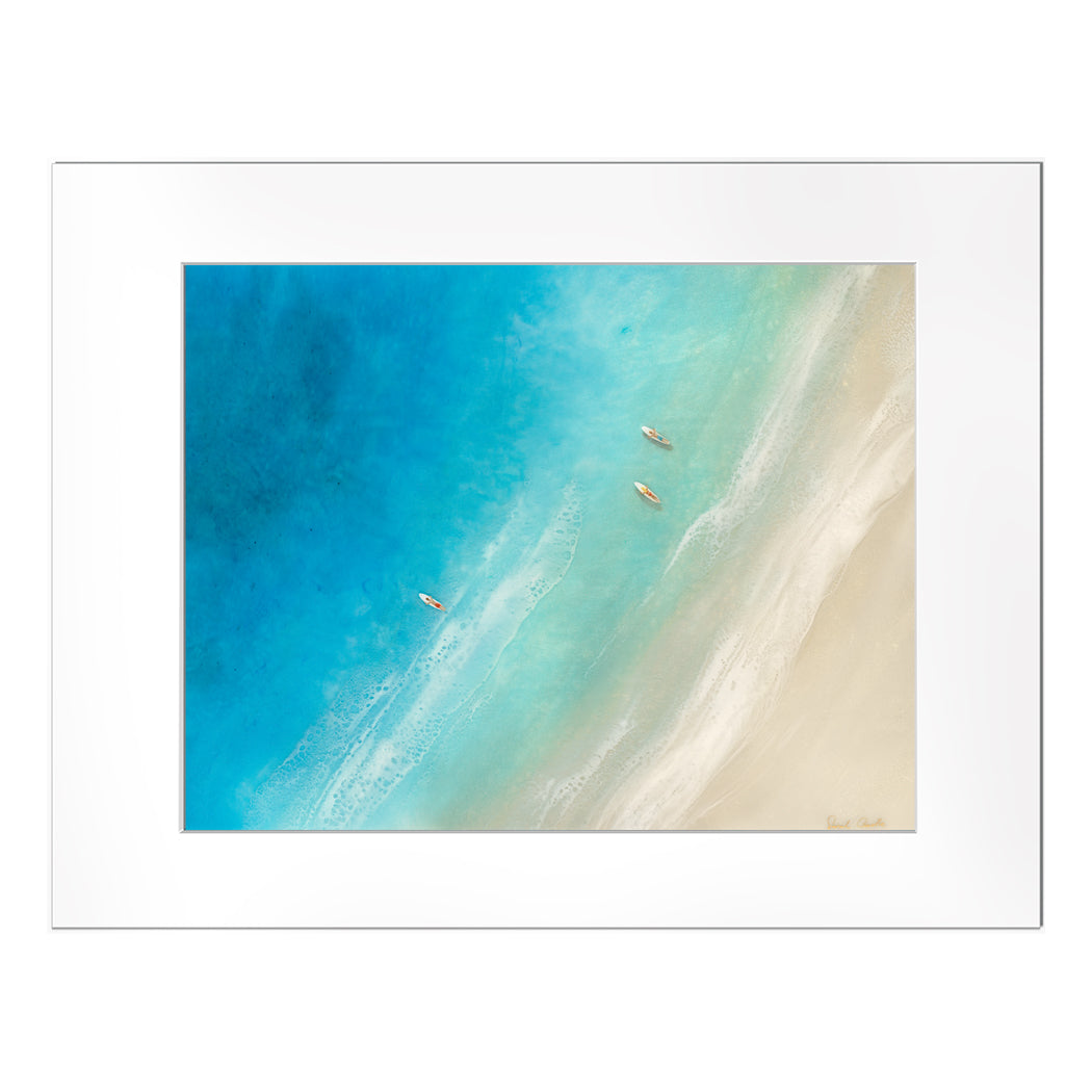 【Sarah Caudle / サラカードル】”Lanikai Beach”Matted Prints