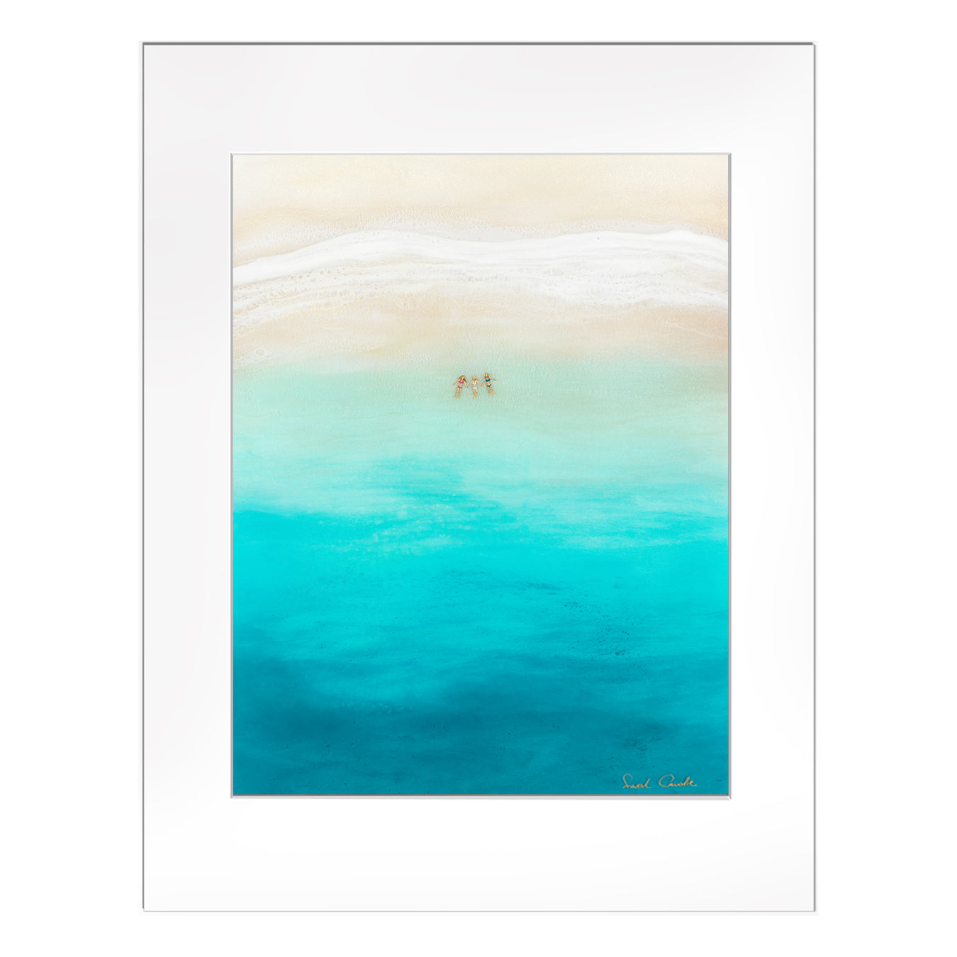 Sarah Caudle / サラカードル】”Soothing Sea”Matted Print – Sarah