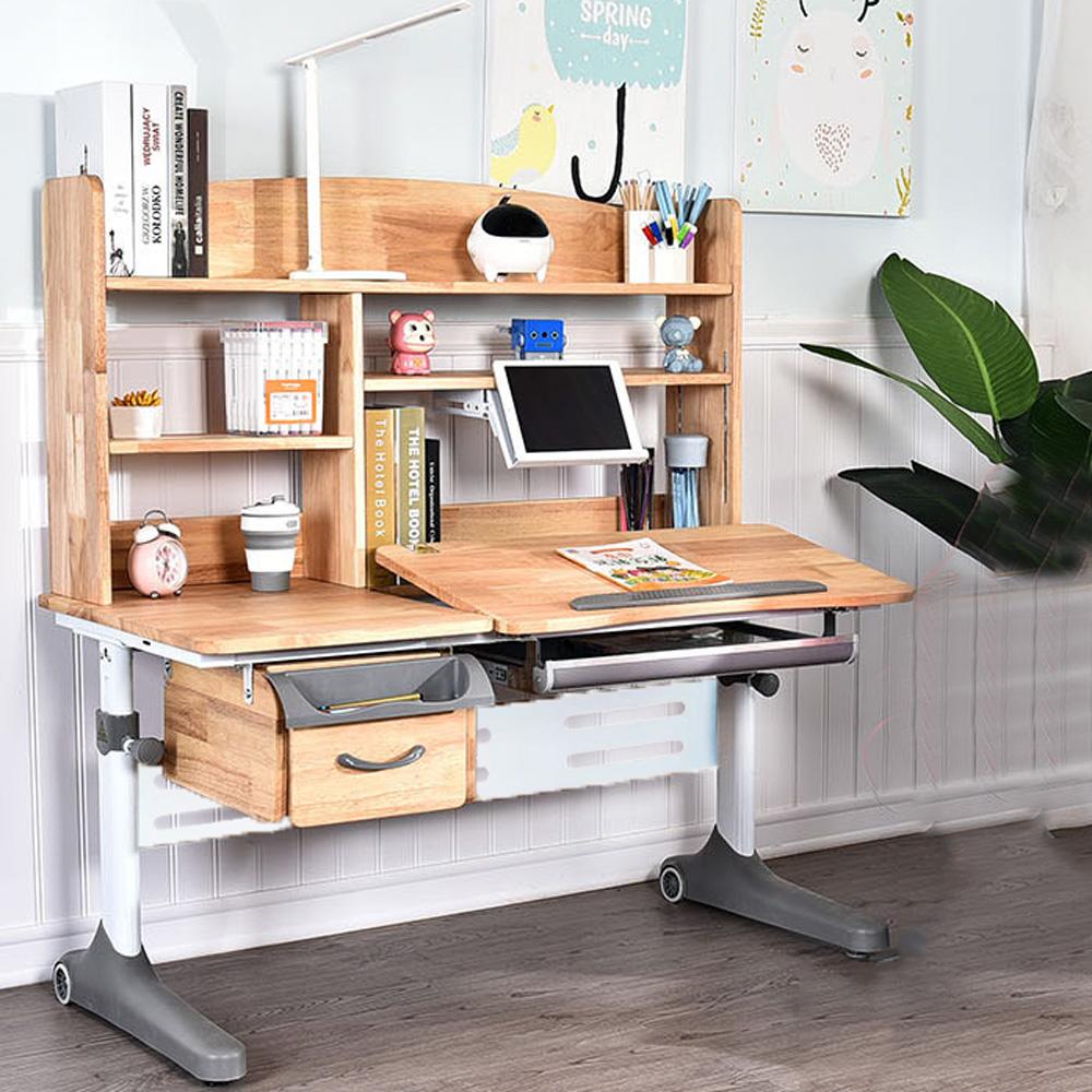 solid rubberwood desk