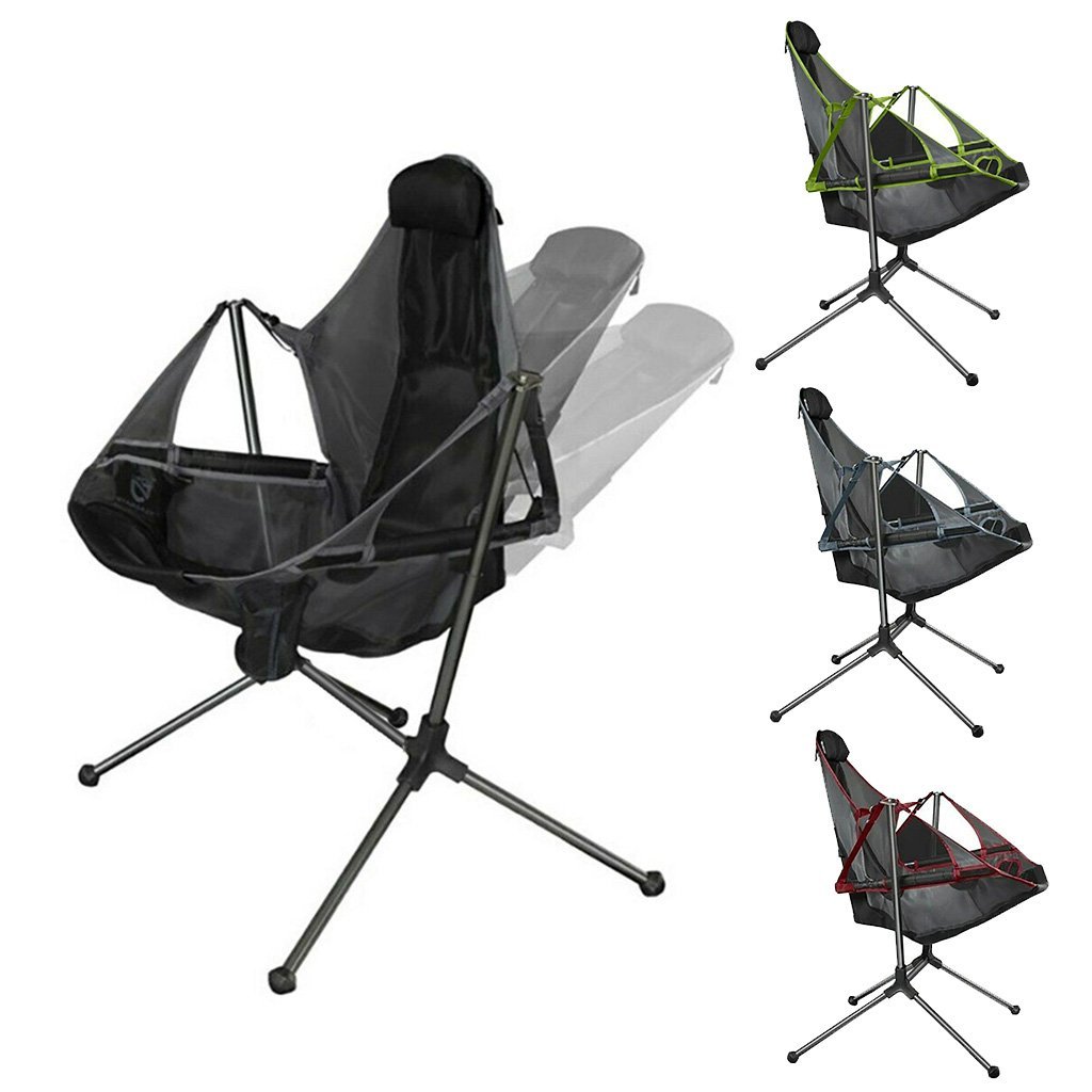 Camping Chair Foldable Swing Luxury Recliner Relaxation Swinging Comfo