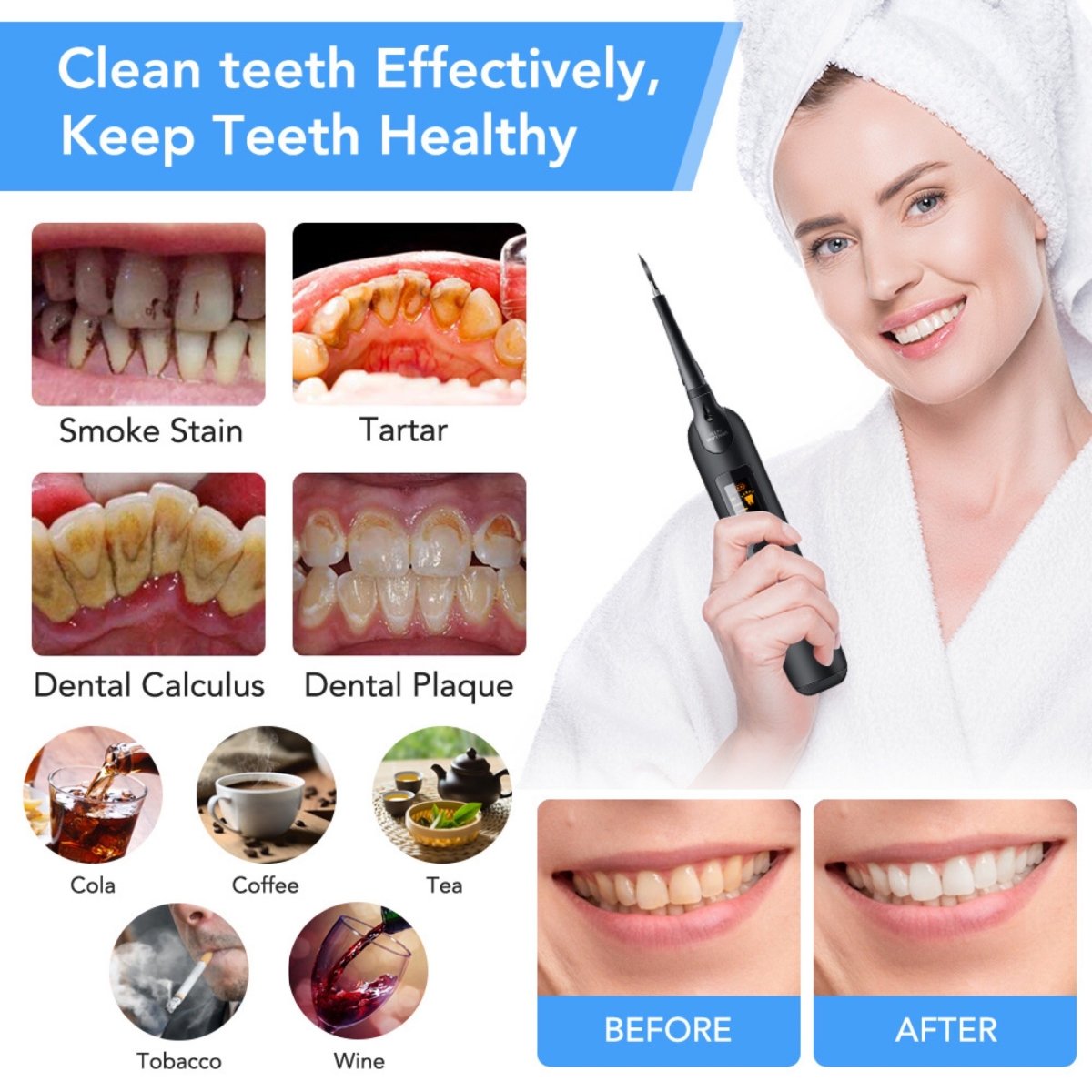 dental calculus remover como se usa