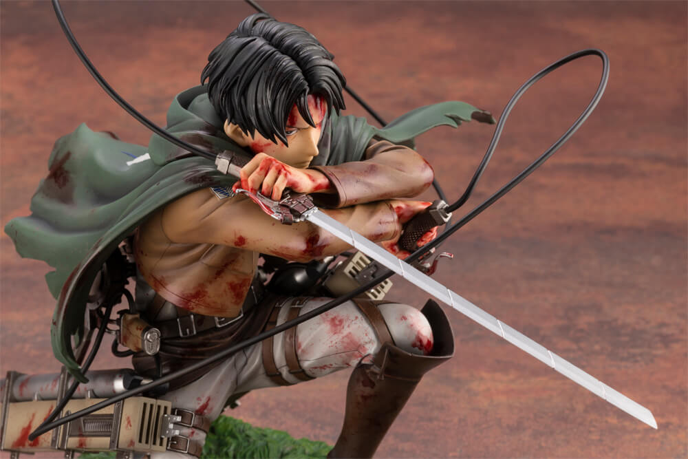 ATTACK ON TITAN Levi Fortitude Ver. Artfx J Statue — DX Collectables