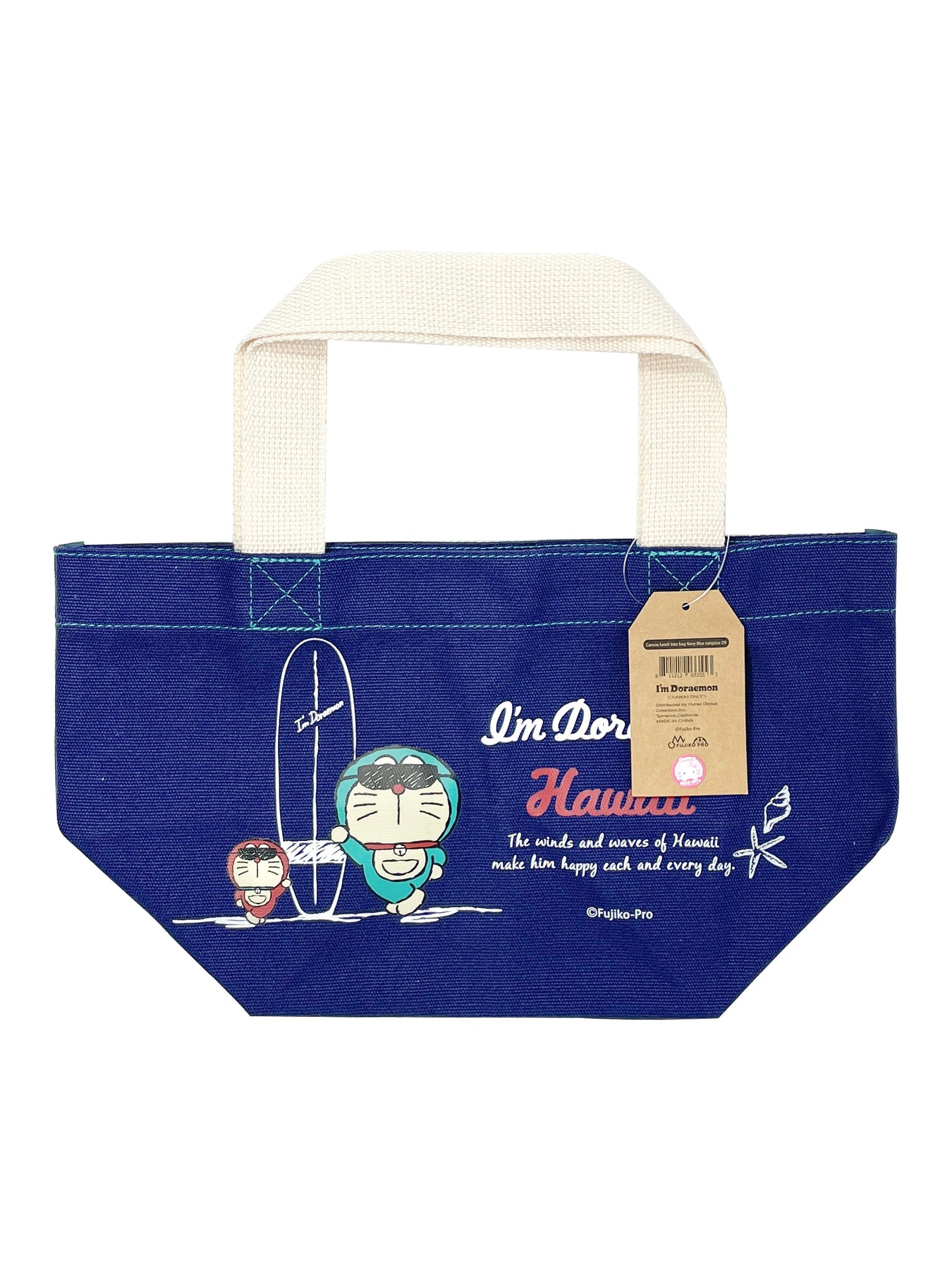 Doraemon Chill Navy Hawaii エコバッ Hi Bags