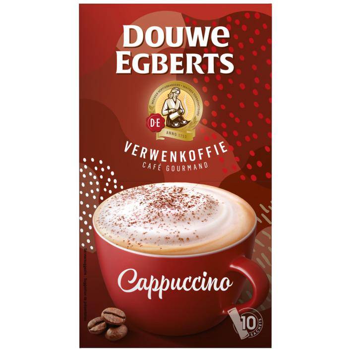 Behoefte aan schakelaar vangst Douwe Egberts Verwenkoffie Cappuccino Instant Coffee | Pantry