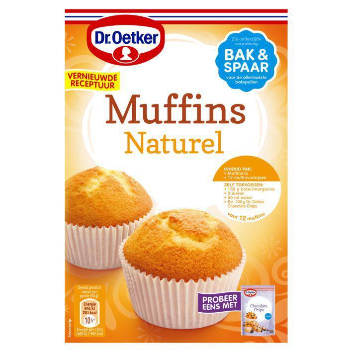 Veroveraar Blazen onvoorwaardelijk Dr. Oetker Muffins Natural | Pantry