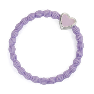 By Eloise - Lavender Hairband with Enamel Heart