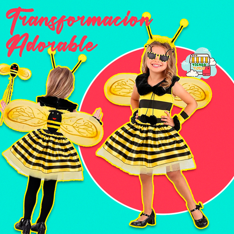 Conjunto de disfraz de abeja para niñas y niños, diadema de alas de abeja,  accesorios de disfraz de abeja, 1 Juego - AliExpress