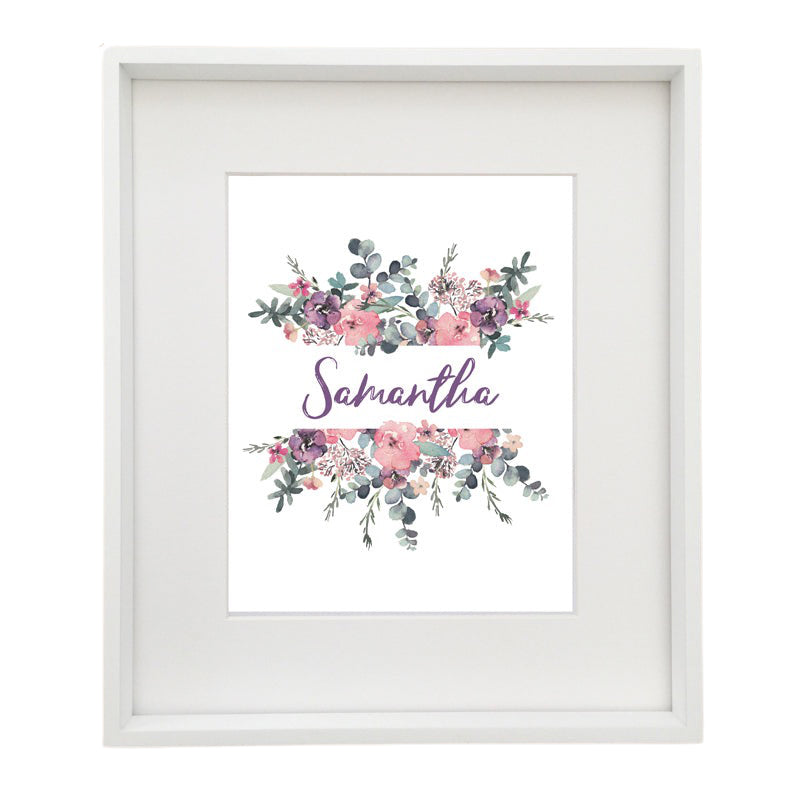 Watercolour Array Personalised Printable Artwork – With Love For Kids