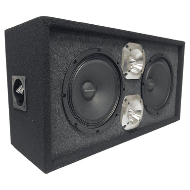 6.5 Loaded Chuchera Box with 6.5 Outdoor Home & Speakers & Tweeters 800W  - Best for Car UTV, ATV, Camper, DJ, Pro Audio Use