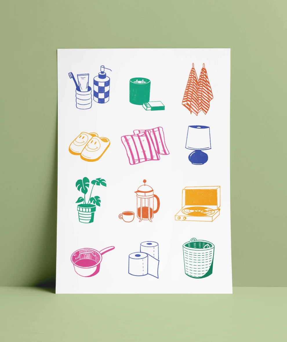 Home Essentials Print