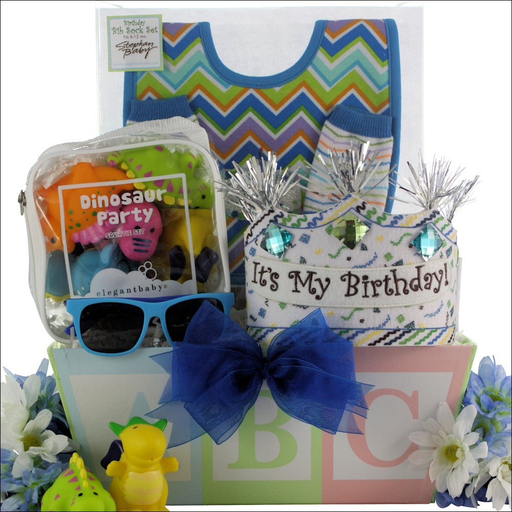 Baby S 1st Birthday Gift Basket Boy