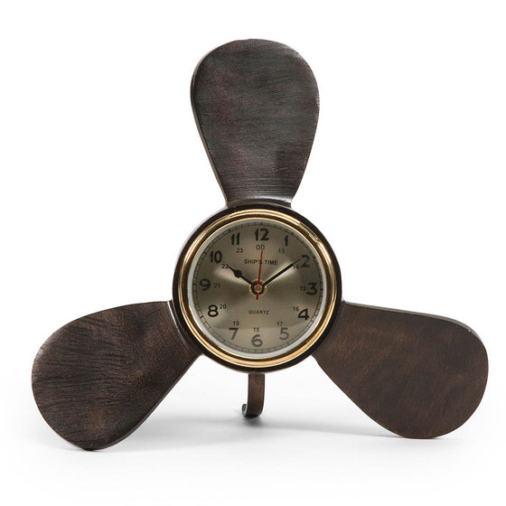 propeller fan led clock mini project