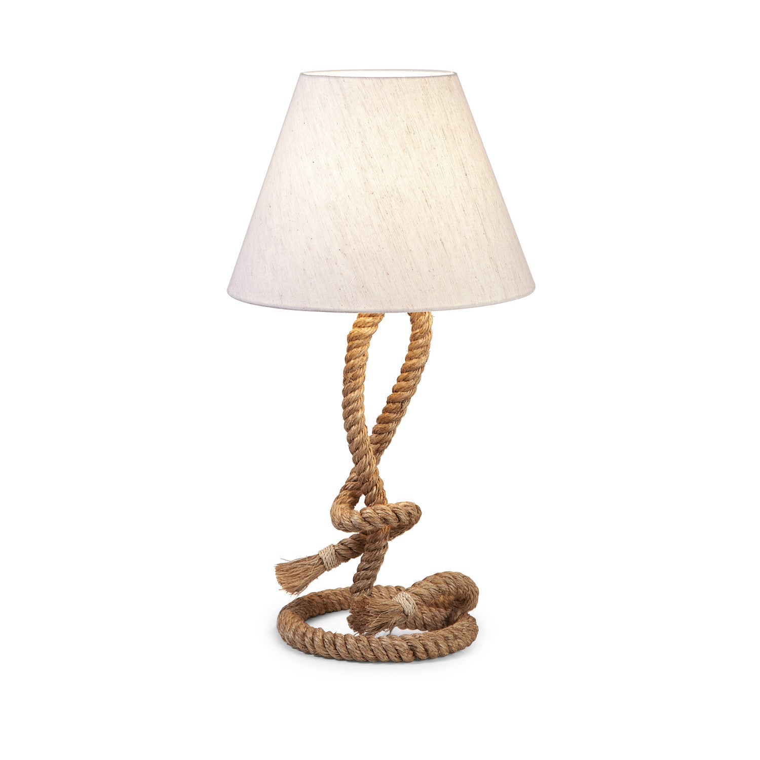 Rustic Rope Table Lamp