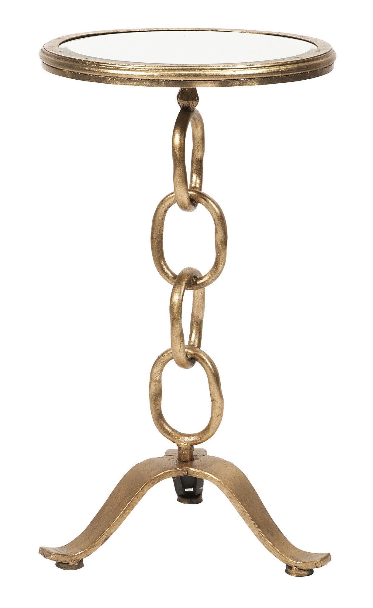 Gold Chain Accent Table
