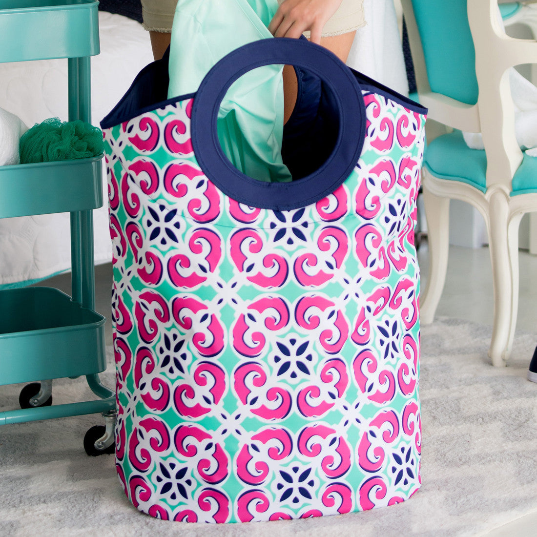 Mia Personalized Tote and Laundry Bag