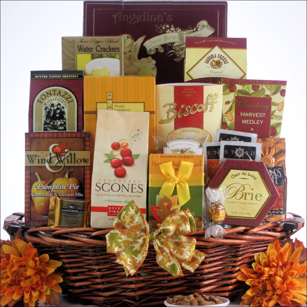 Bountiful Gourmet Wishes: Gourmet Thanksgiving Gift Basket