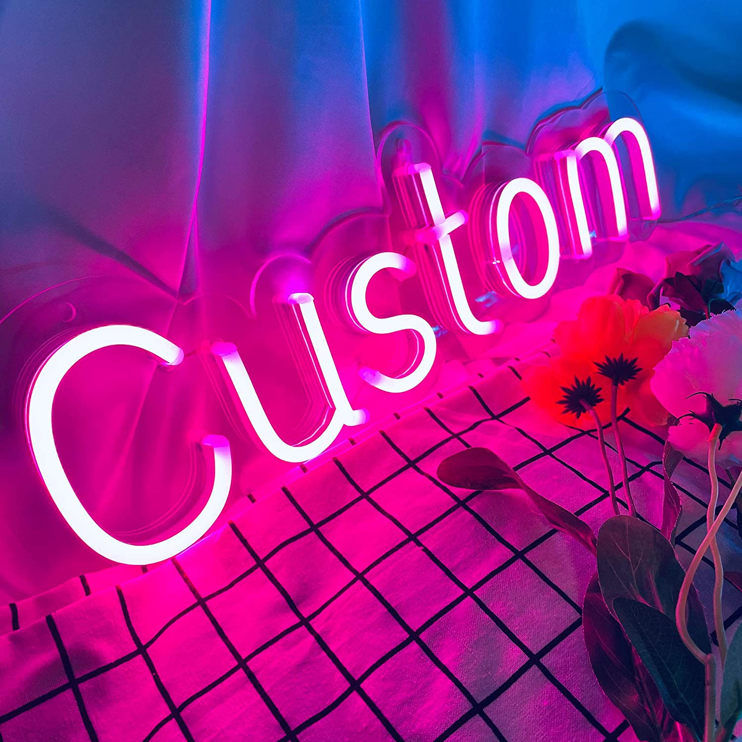 selicor neon sign custom for wedding and home