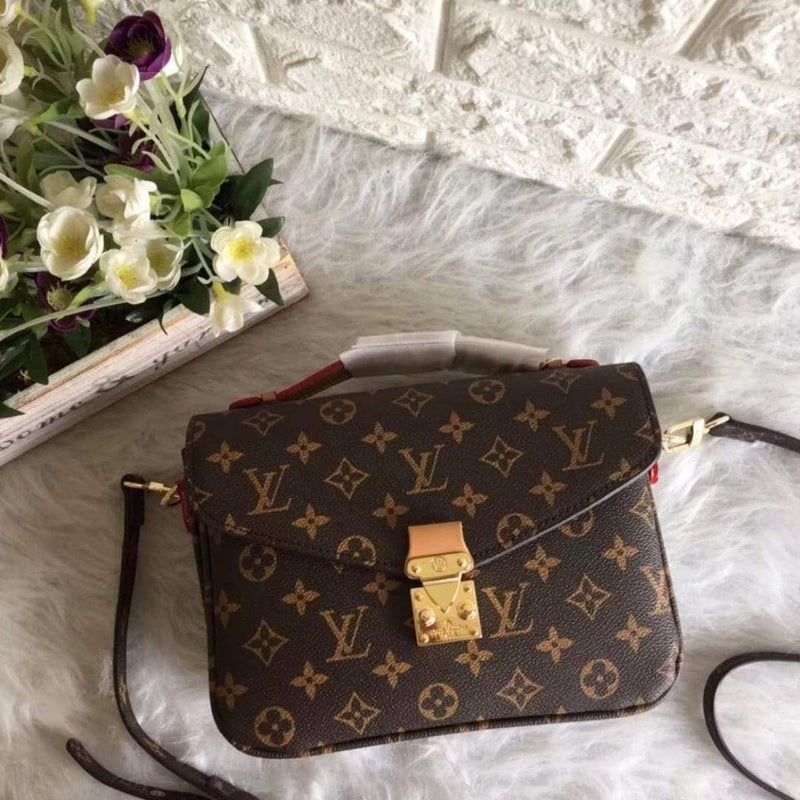 Louis Vuitton POCHETTE METIS Coffee Monogram Sling Bag – Online First Copy