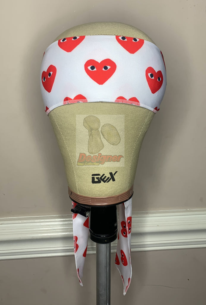 Heart W/ Eyes Bonnet  Designer Rags Collection