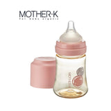 Mother-K PPSU Feeding Bottle 180ml - PINK (with SS teat)