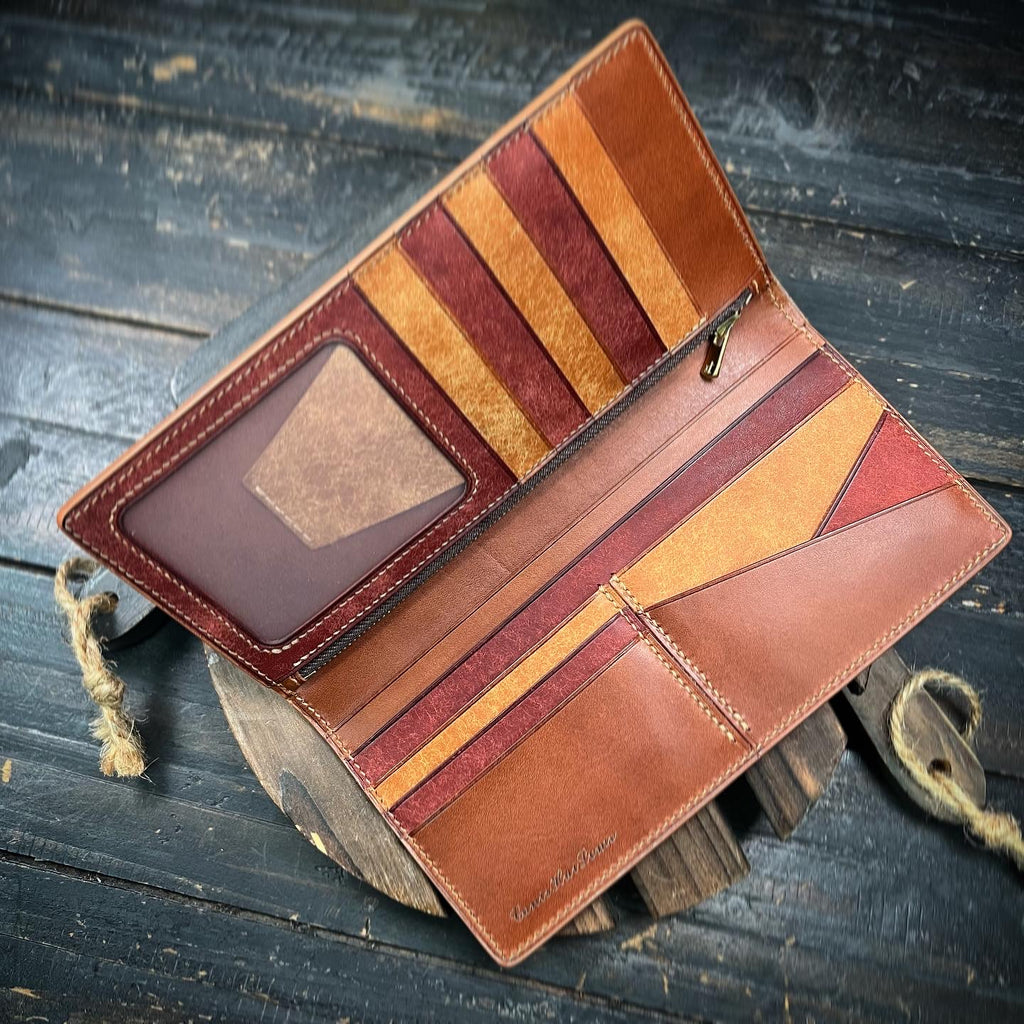 スタイリッシュシンプル 【新品未使用】DECi Long Round Zip Wallet