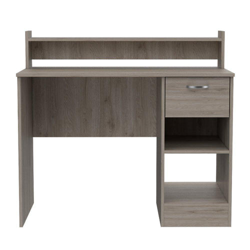 Kit Closet MESA ORDENADOR 1 CAJÓN Bureau Kala, Métal, Hêtre Gris