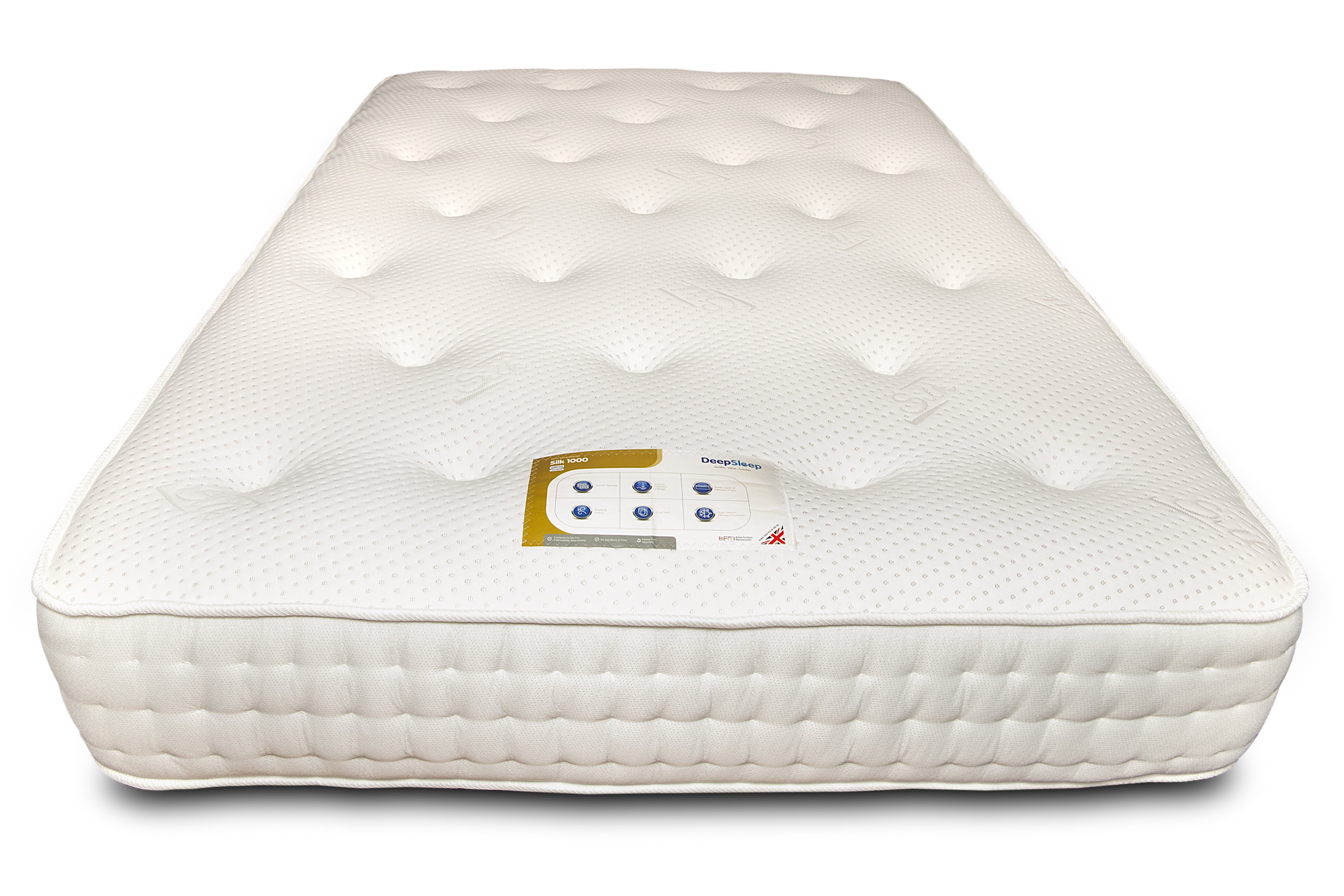 deep sleep silk 1000 dual season mattress